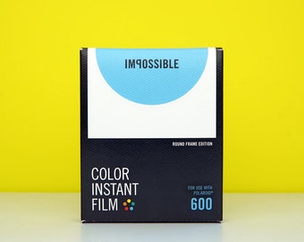 Polaroid Film 600 Impossible Project - Round Frame Edition - For Polaroid 600 Style Instant Camera