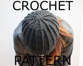 Crochet Beanie Pattern, Crochet Hat Pattern, Crochet Patterns, Hat Pattern, Gift for Her, Easy Beanie Pattern, Touque Pattern