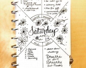 Flat Compass and Protractor - Bullet Point Journal Stencil, fits TN, Leuchtturm and Moleskine 5" by 7"