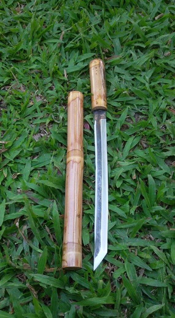 618 Handmade Bamboo Knife Hidden Knife Bamboo