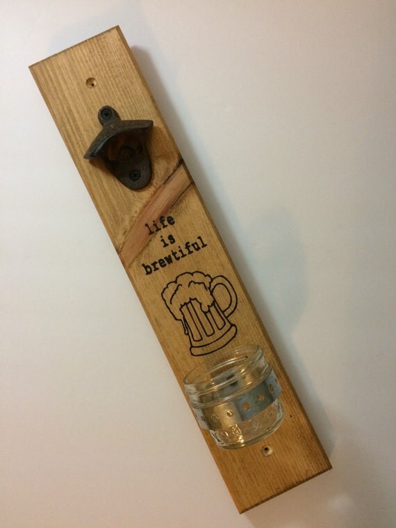 wood bottle opener wall mounted bottle opener bottle