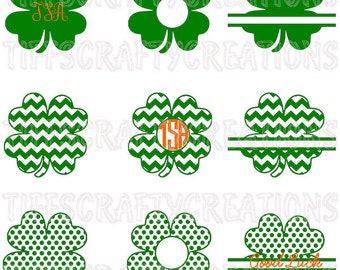 Cameo Cricut Files, Dfx Files for Cameo, Silhouette Files, St Patrick's svg, St Patrick's Day Svg, Shamrock Clover Svg, Lucky Svg