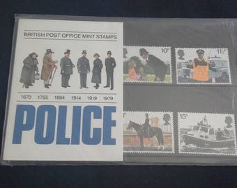 Police stamp presentation pack 1979