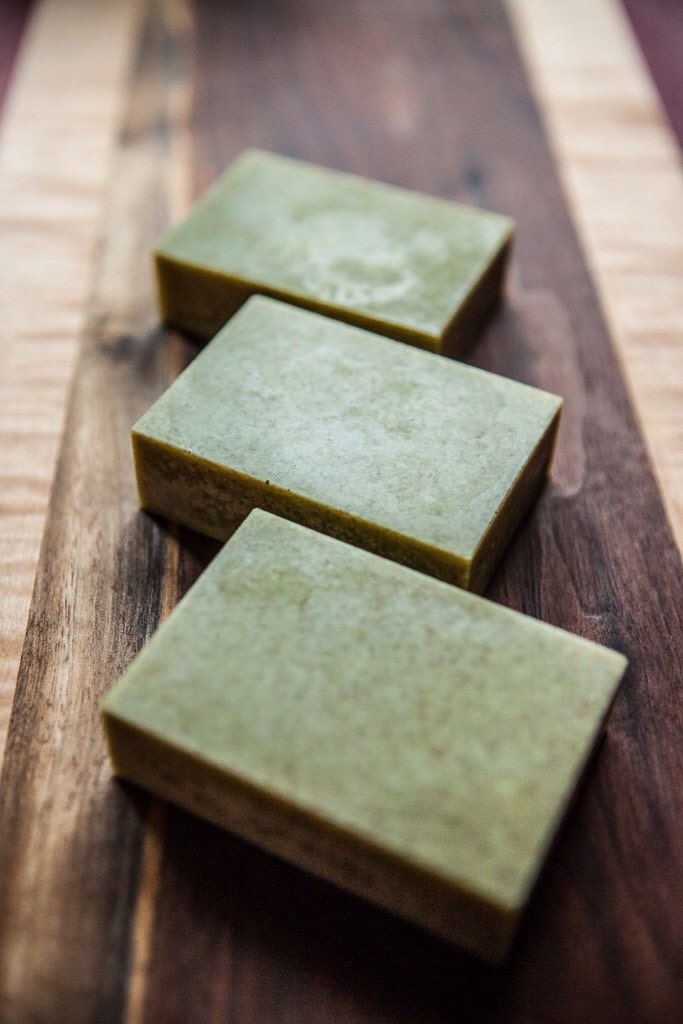 In Shower Lotion Bar & Scrub with lots of cocoa butter and