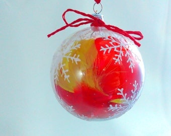 9cm, bauble, baubles, feather filled bauble, Christmas bauble, bauble decoration, decoration, tree bauble, Christmas decoration, decoration