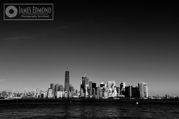 New York Landscape, Travel, Monochrome, NYC Print, NYC photography, Landscape, Cityscape, Monochrome, black, white, wall art, wall print