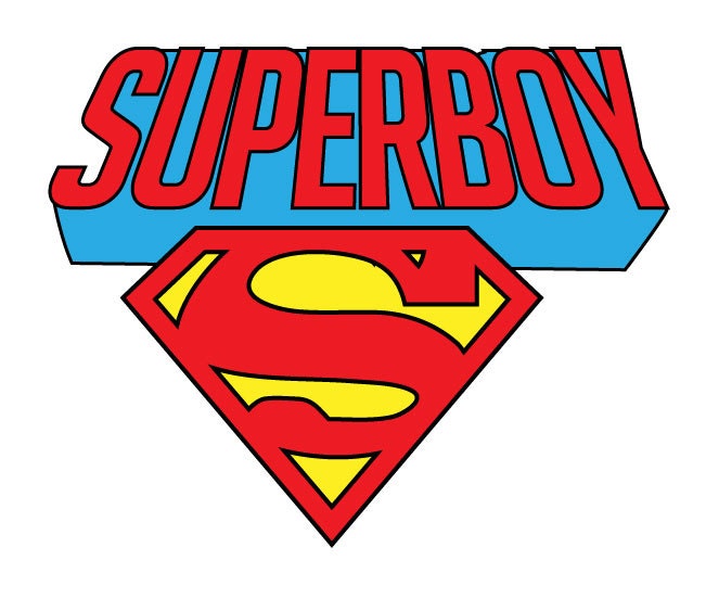 Download Super Hero Superboy SVG Logo SVG PNG T Shirt Design for