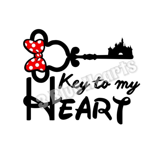 Download Key to my Heart SVG dxf Studio Minnie Key svg dxf studio