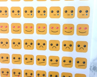 SALE!! Emoji Inspired Planner Stickers