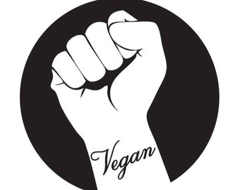 Vinyl Vegan Sticker