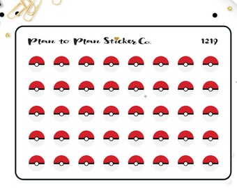 1219~~48 Pokemon Planner Stickers.