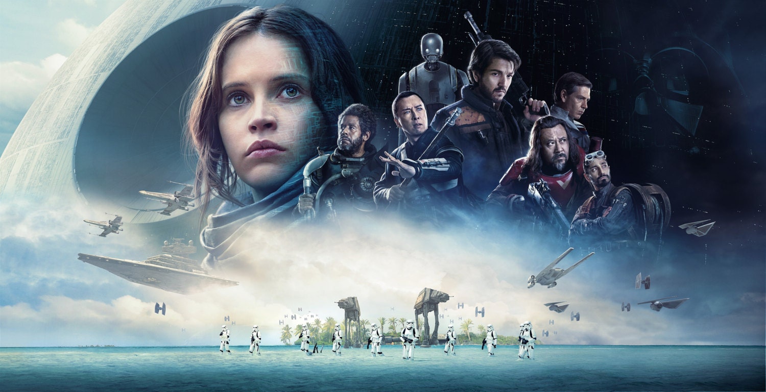 FREE SHIPPING Rogue One Star Wars movie poster 11x17