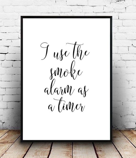Funny Kitchen Art PRINTABLE Kitchen Wall Art Gift for Cook