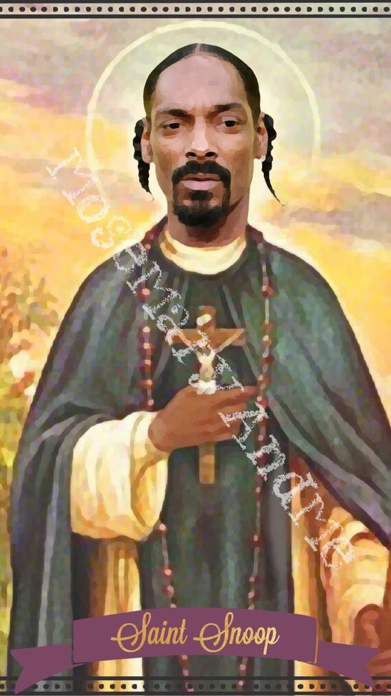 Snoop Dogg Devotional Prayer Saint Candle by MoseMaryAndMe on Etsy