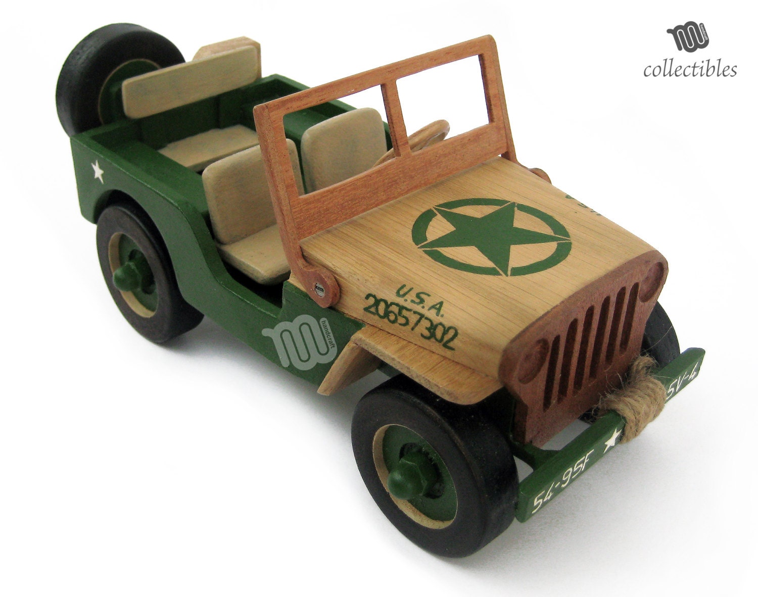 Jeep Willys houten replica collectible MP Ford GPW 1942