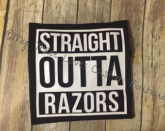 Straight Outta Razors shirt mens shirt no shave shirt beard shirt for him dad shirt no shave november shirt Father's Day gift papa bear dad