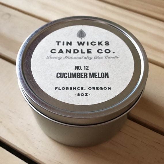 soy for wax candle making using Wicks Wax  Candle Scented Tin Candle   Soy  Tin Co.  Highly
