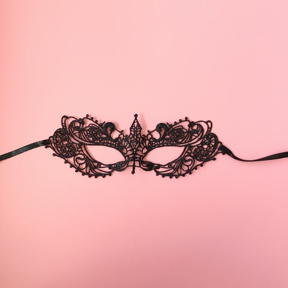 Fifty Shades Darker Crown Lace Mask Black by MissTimeStudio