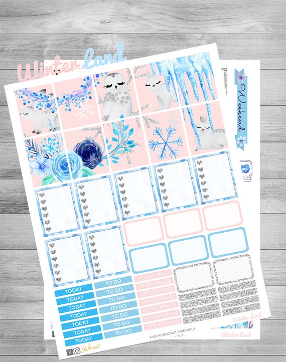 winter-printable-planner-stickers-winter-weekly-kit-glam