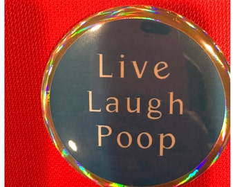 Live laugh poop | Etsy