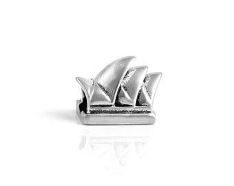 Sydney Opera House Sterling Silver Charm S925 Australia Australian landmark Charm, Silver Sydney Opera House Aussie Charm Jewelry