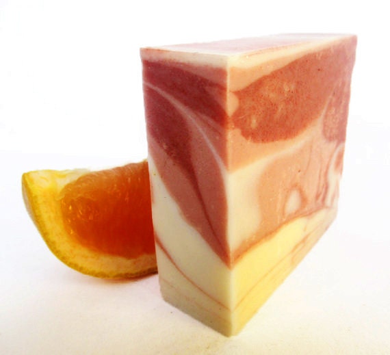 Grapefruit Soap Grapefruit and Bergamot and Vetiver Handmade