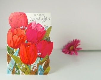 Vintage Easter card for granddaughter, Hallmark