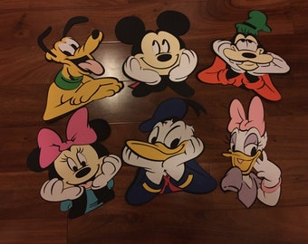 Mickey Mouse Clubhouse Characters Cutouts Vectors Mickey