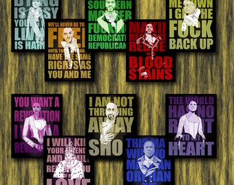 Hamilton Posters (FULL SET - 10 Posters)