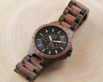 Wood Watch, Groomsmen watch, 5 year anniversary, wedding gift, groom gift,Mens watch, gift for mens, watch for mens,personalized gift, TN30