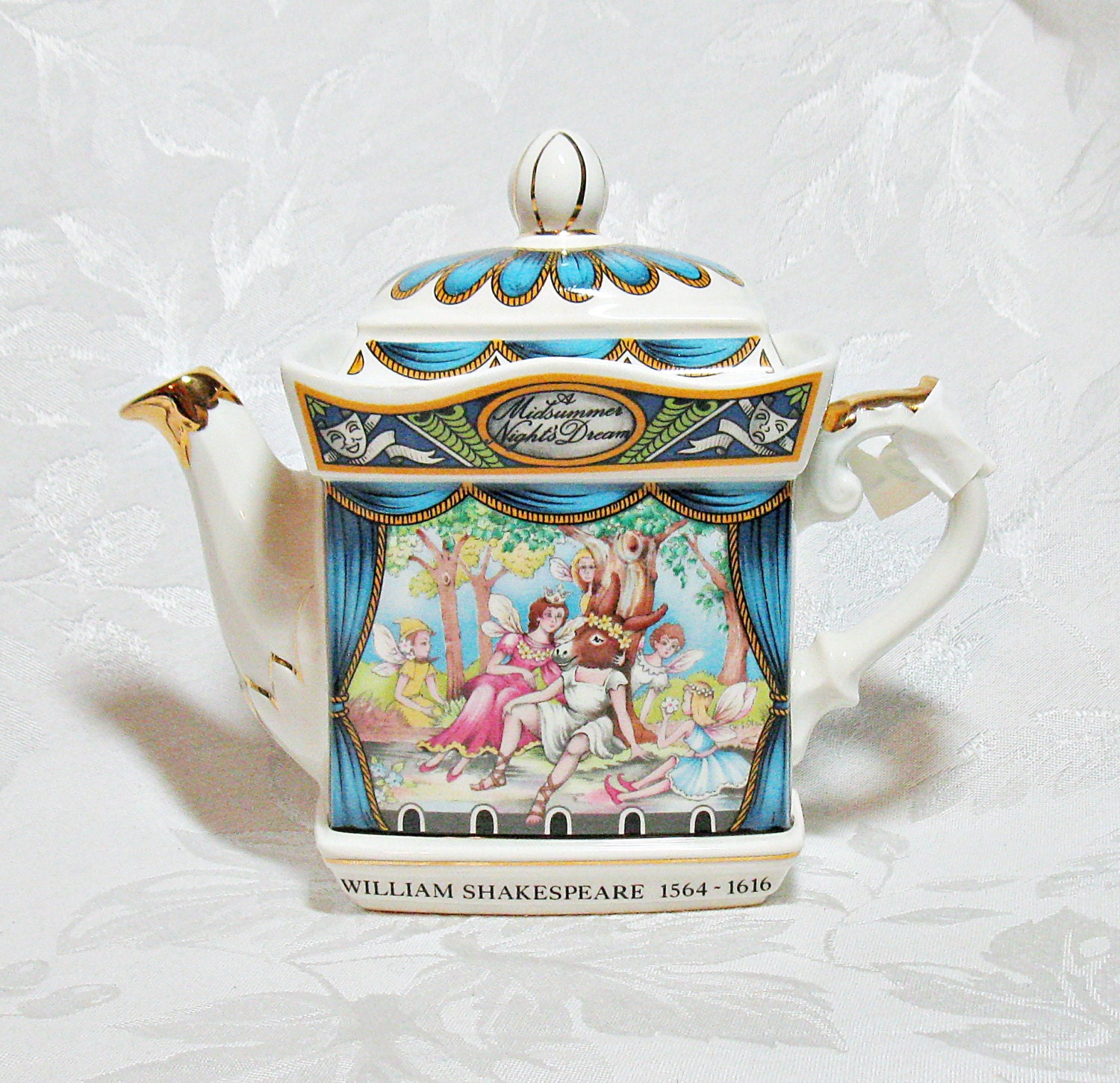 James Sadler Teapot William Shakespeare's A Midsummer