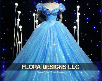 Cinderella dress Cinderella costume Cinderella princess movie adult girl