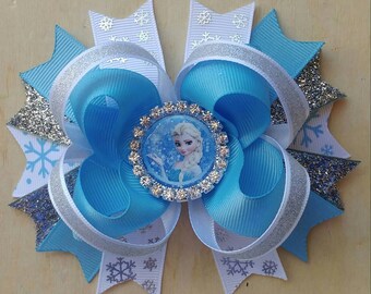 Frozen Hair Bow | Elsa Hair Bow