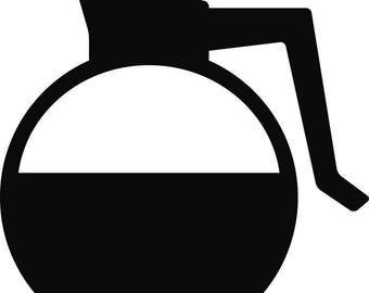Coffee pot svg | Etsy