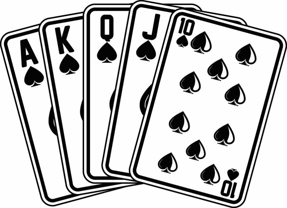 Royal Flush #1 Playing Cards Gambling Casino Betting Poker Games .SVG ...