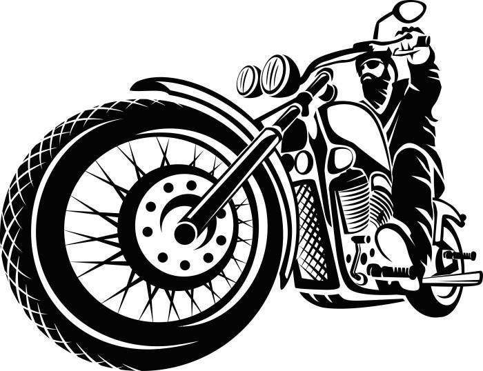 Download Motorcycle #1 Chopper Outlaw Bike Biker Repair Shop Logo ...