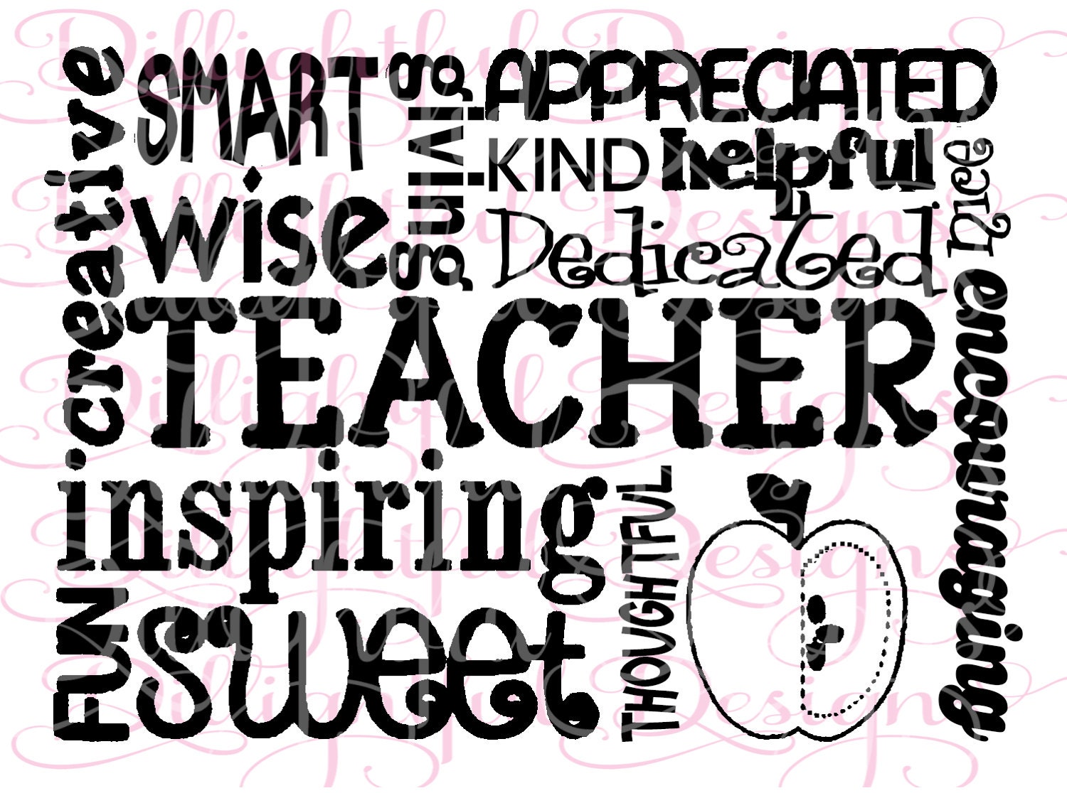 Download SPECIAL - Teacher Appreciation Saying SVG Decal Phrase ...