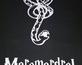 Mens (or womens) death eater inspired shirt, morsmordre spell, dark mark, harry potter inspired, dark green or black shirt