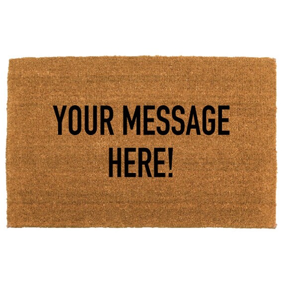 the custom doormat cheeky doormat mat