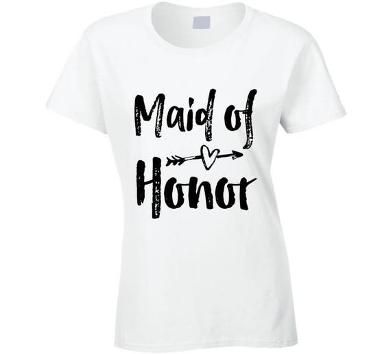 Maid Of Honor Arrow Hearts T-shirt, Maid Of Honor Shirt, Maid Of Honor, Bridal Party Bridesmaid Shirt,matron Of Honor Shirt.