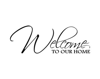 Download Welcome to our home | Etsy