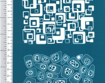 S05 Squares and rhomboid - THERAINBOW Silkscreen for polymer clay, Silk Screen, Polymer Clay Tools, Ecran en soie, FIMO, KATO, Premo