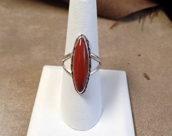 Red Jasper Ring, Sterling Jasper Ring, Silver Jasper, Jasper Jewelry, richlo jewelry, 925, Red Stone Ring, Southwest Jewelry 1227