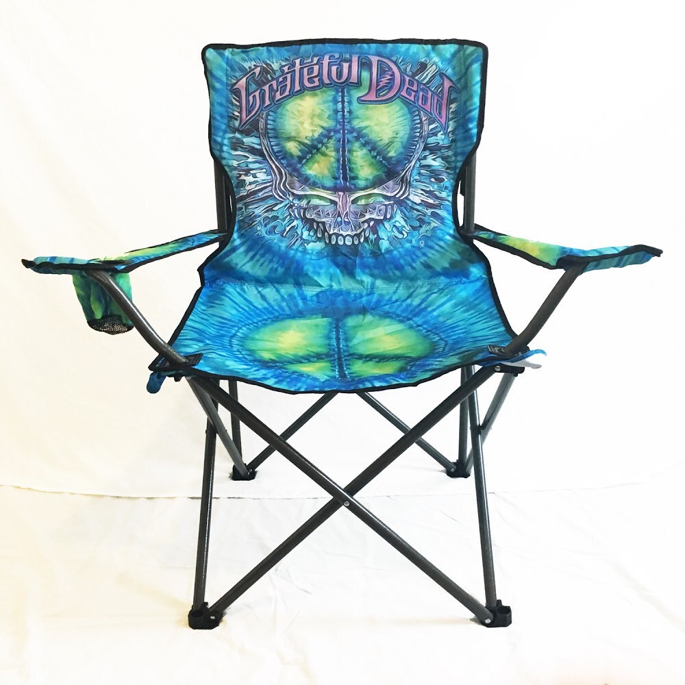 Tie dye camping chair