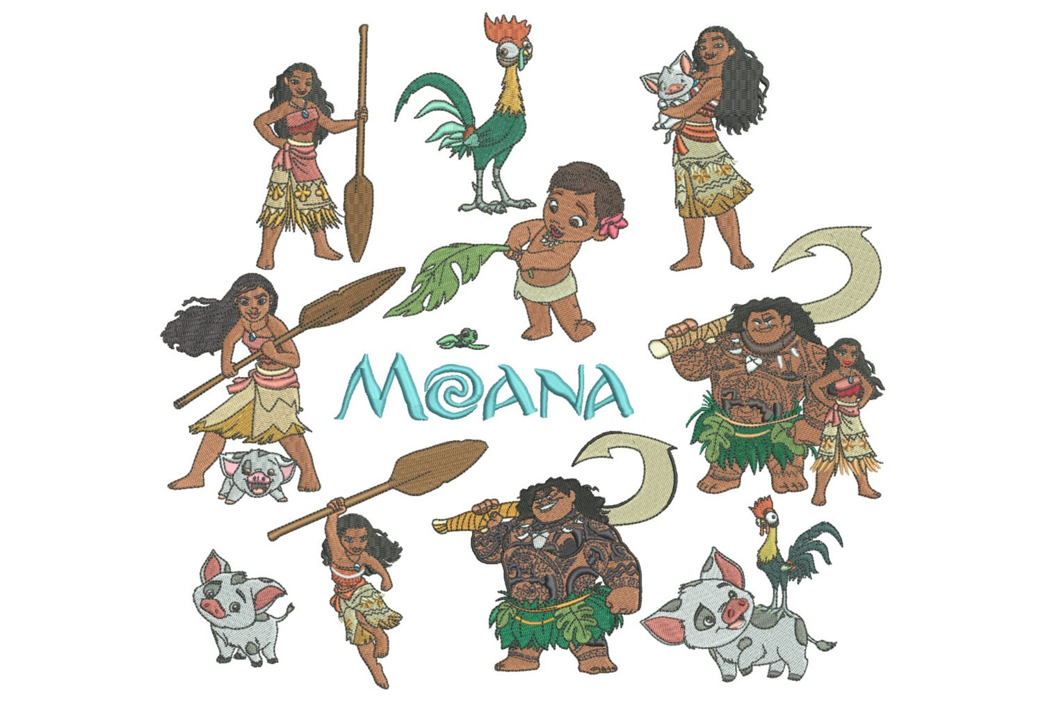 50 off disneys moana 11 embroidery designs for 4in