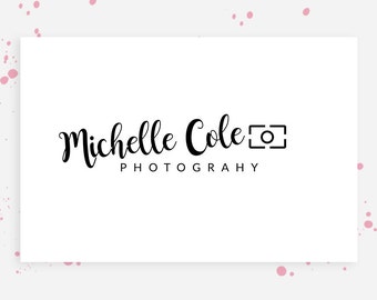 Camera Logo and Watermark, Camera logo design, Photography logo instant download, Brand identity, Logos for photographers, DIY Logo, 053