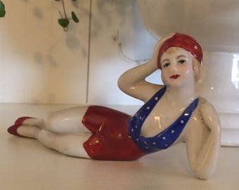 Bather Bather Art Deco porcelain