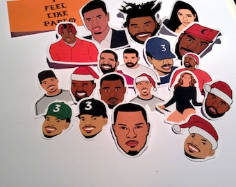 Sticker Pack - Kanye West, Drake & More