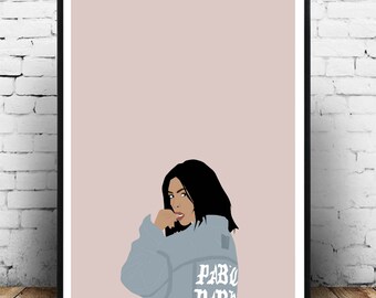 Kim Kardashian Life of pablo poster, Kim kardashian kanye west print, Perfect gift idea for a kardashian fan! A3 Fashion Kim Kardashian art