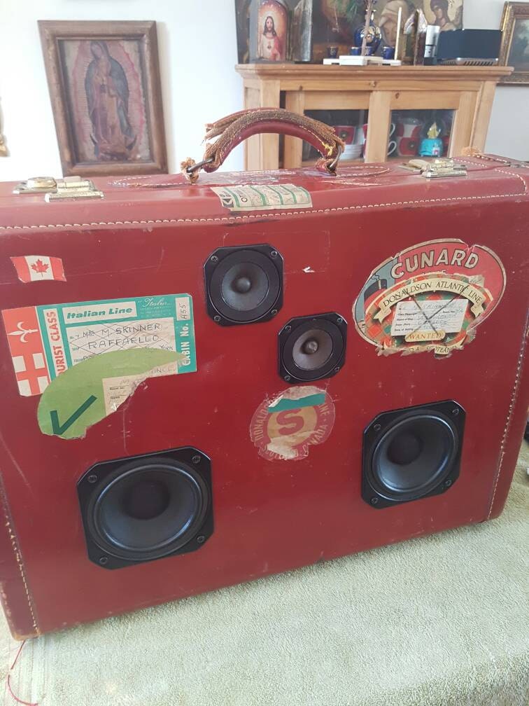 Wireless Luggage Suitcase Speakers Bluetooth Portable